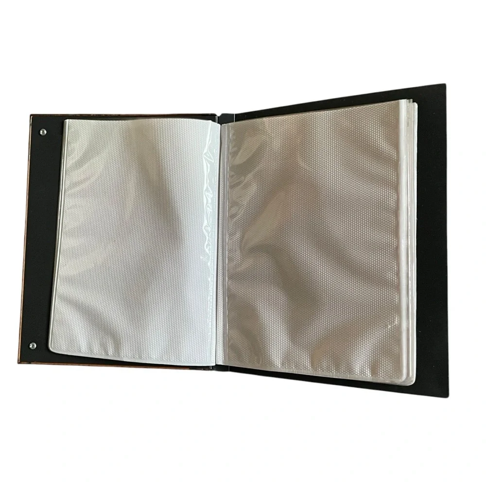 Photo Albums Resin Vintage Keepsake 4x6 Photos Brown Green Lot of Two